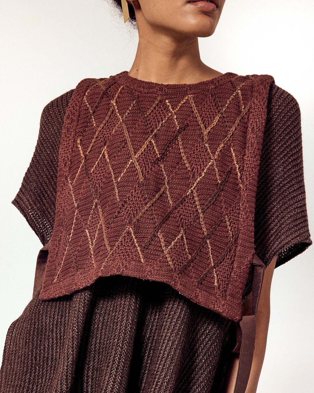 ELEANOR Knit Embroidered Vest