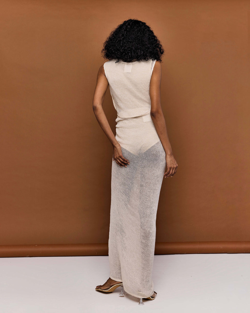 AMELIA Knit Draped Skirt