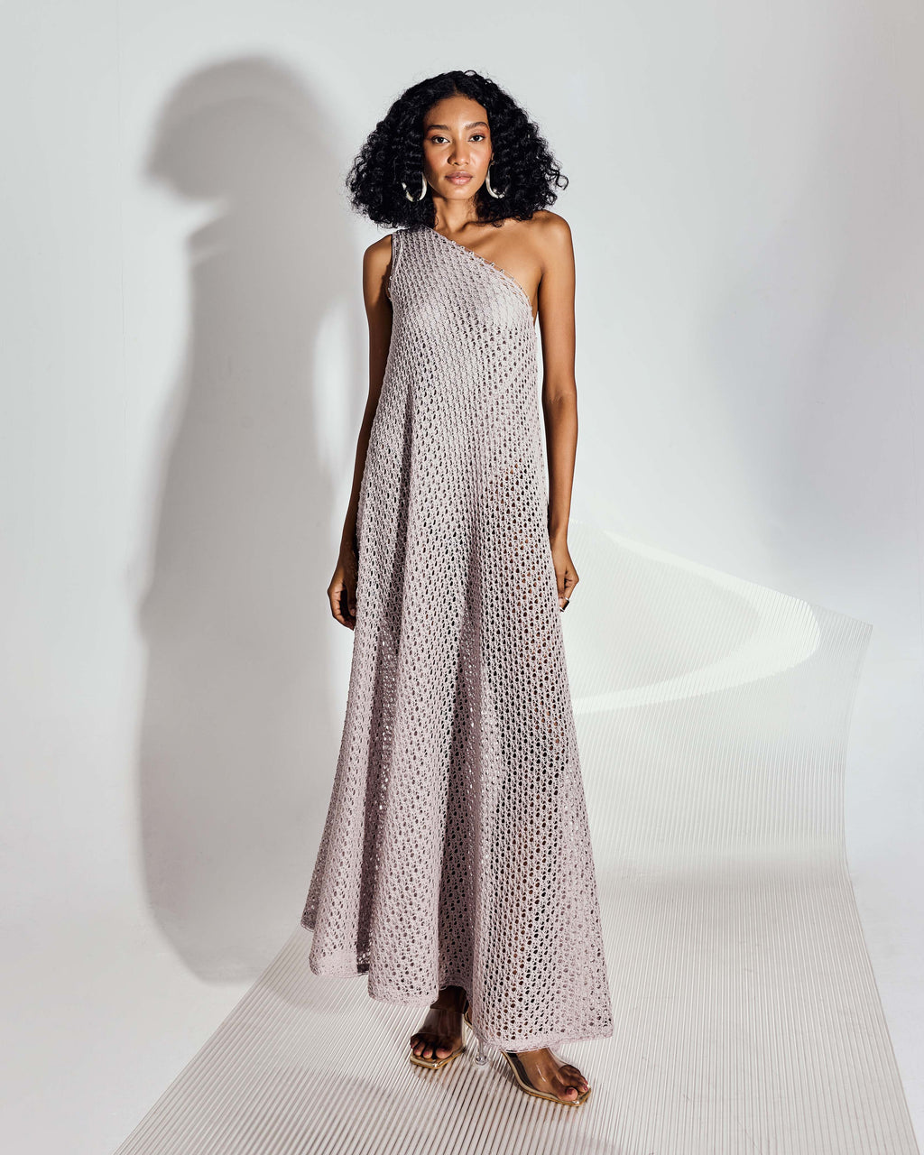 SELENE Asymmetrical Knit Dress