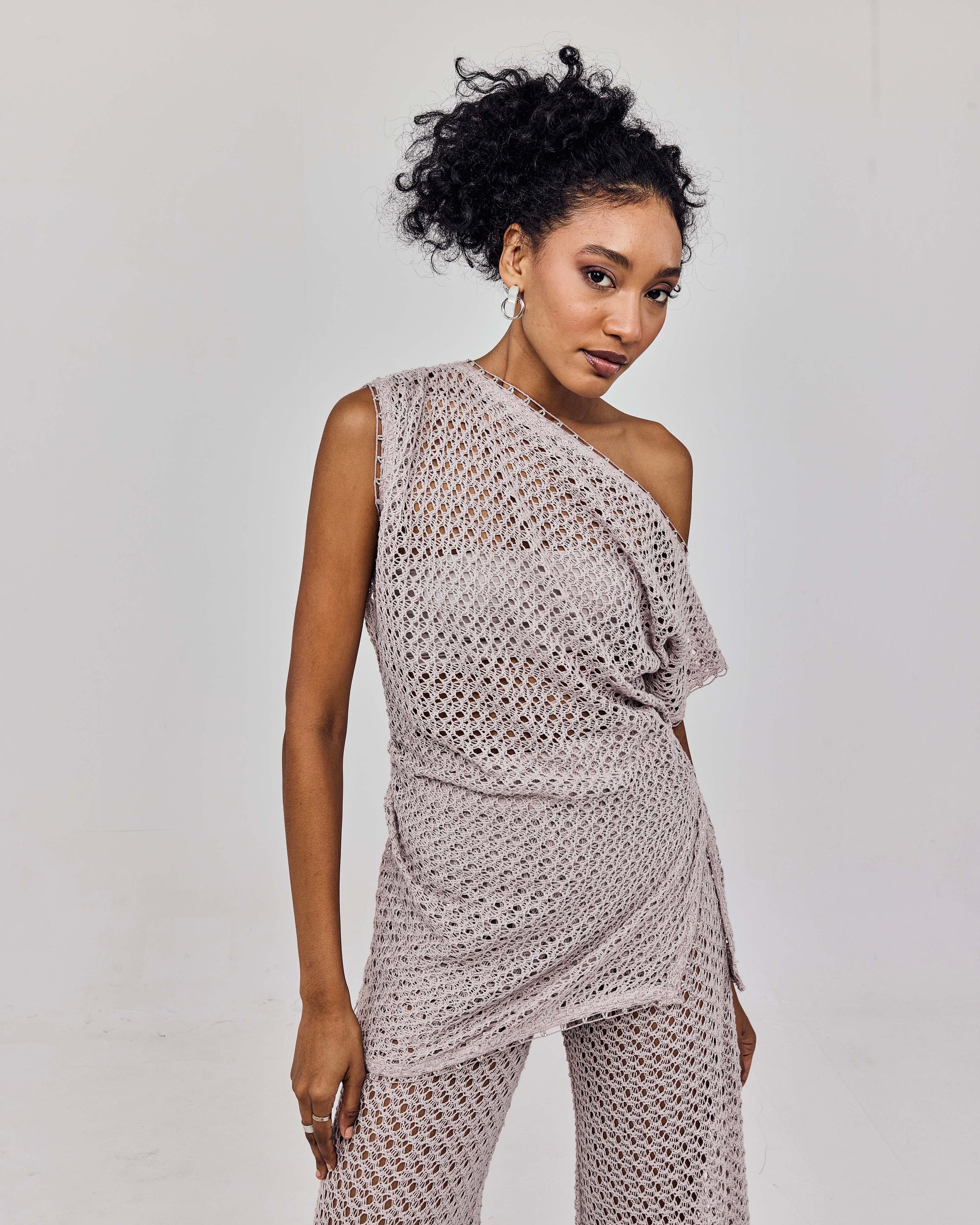 SELENE Draped Knit Top